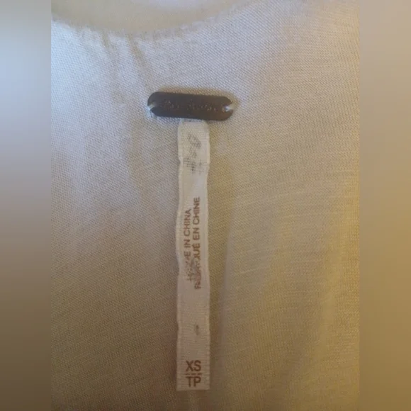 Free People Champagne Bringing Sexy Back Stretch Knit Dress Size XS- $128 - Picture 3 of 5